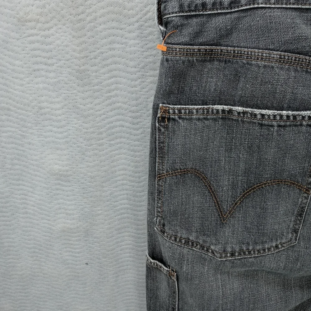 Levi's men's grey loose straight carpenter jeans. Sz 34x34. M102pm_7